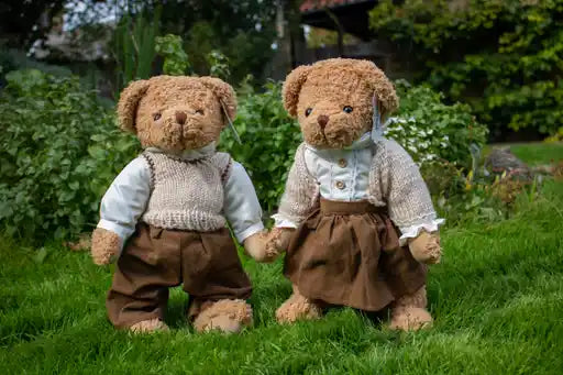 Teddy in Her Brown Skirt