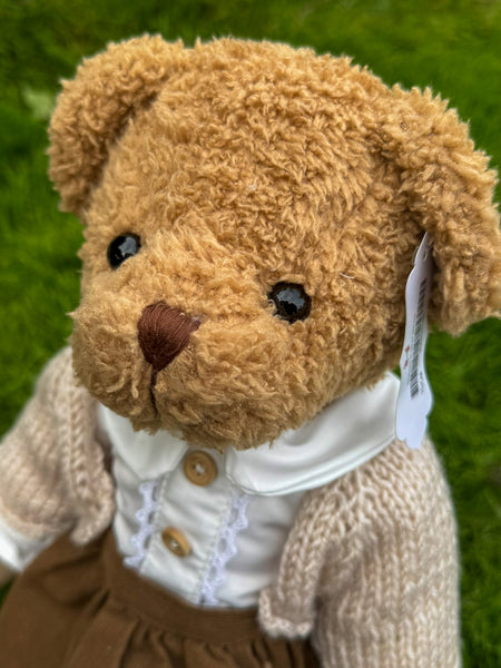 Teddy in Her Brown Skirt