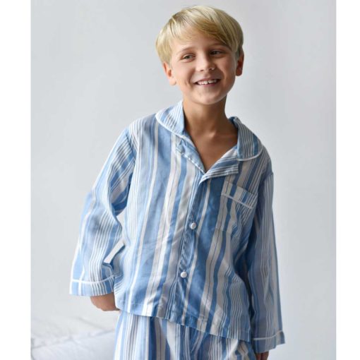 Thomas Blue & White Stripe Modal Pyjamas