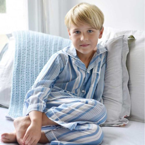 Thomas Blue & White Stripe Modal Pyjamas
