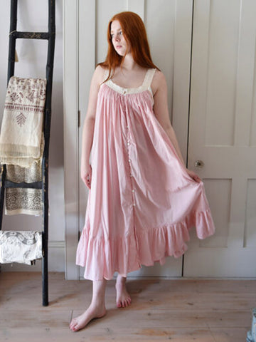 Soft Pink Jodie Cotton Nightdress  Size up to 20