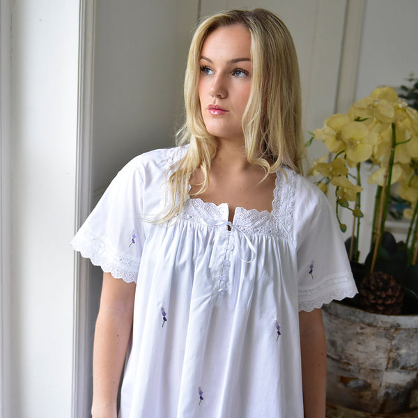 Flora Cotton Nightdress  Fits up to size 14