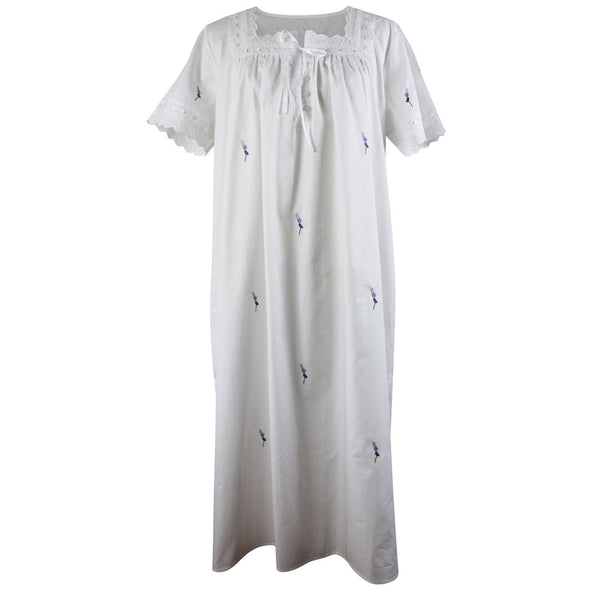 Flora Cotton Nightdress  Fits up to size 14