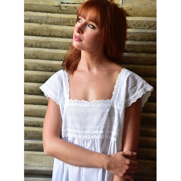 Pearl Cotton Nightdress  Size.