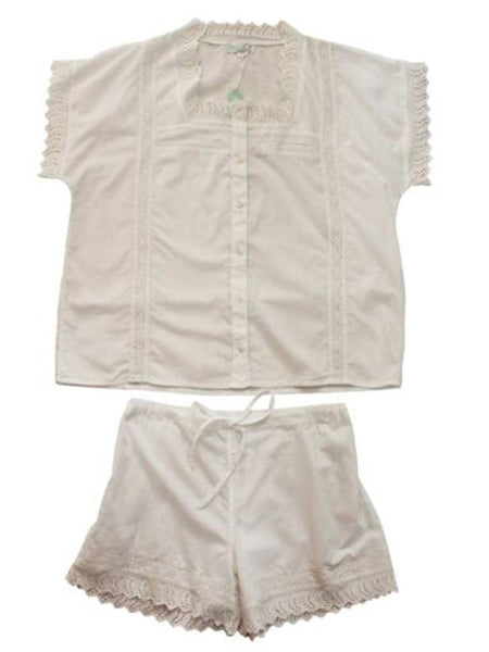 Eliza Short Set Pyjamas Cotton - Sizes  10-12 and 14-16