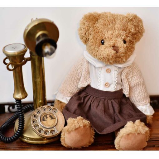 Teddy in Her Brown Skirt