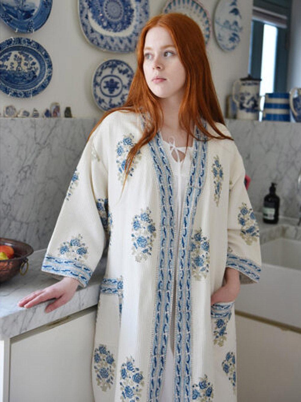 Ladies Dressing Gowns Classic Cotton