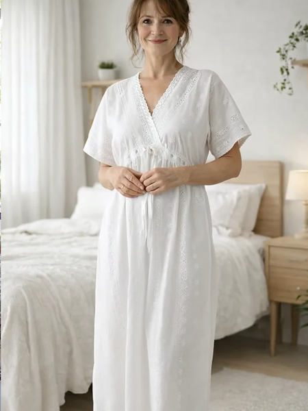 Josett Cotton Victorian Style Nightdress   Size 10-14