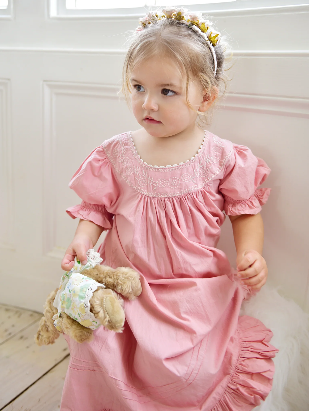 Girls Pink Clementine Nightdress