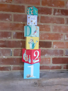 Peter Rabbit Stackable Learning Blocks Peter Rabbit Stacking Blocks – Classic Cotton