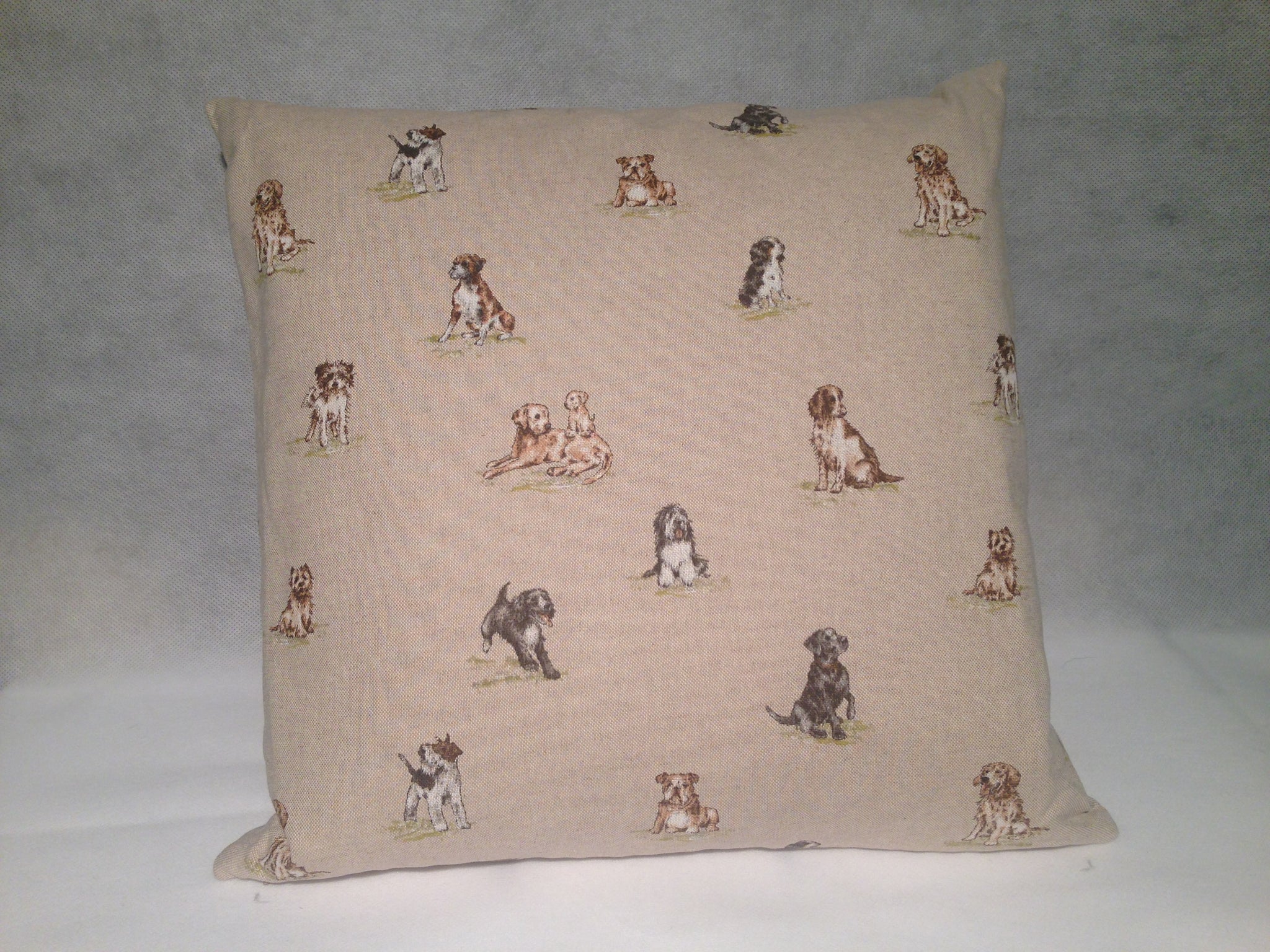 Handmade Cotton Cushion- Dogs - Classic Cotton
