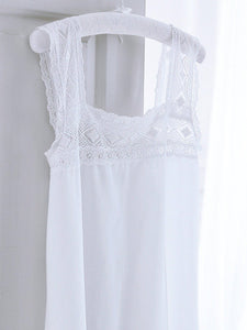 Lace Chemise - Pure Cotton Ladies Nightdress