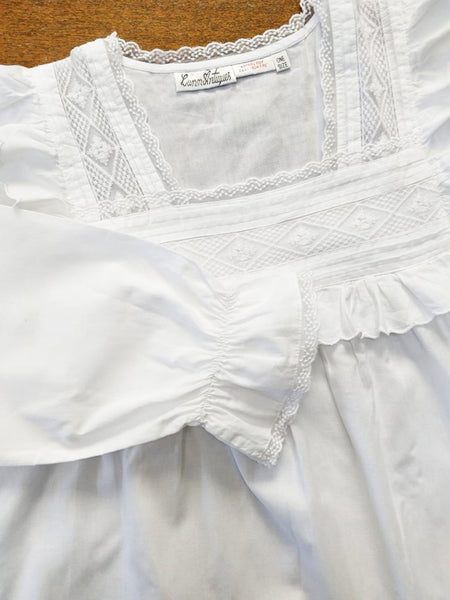 Lace Trim Cotton Nightdress  Size 10-14