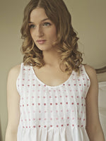 Pure Cotton Ladies Sleeveless Nightdress