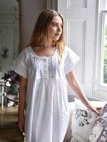 White Cotton Ladies Nightdress