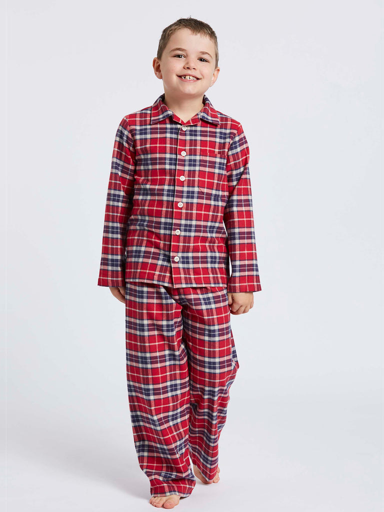 Red Tartan Pyjamas – Classic Cotton